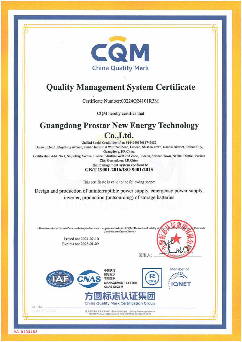 Сертификат системы управления (1)